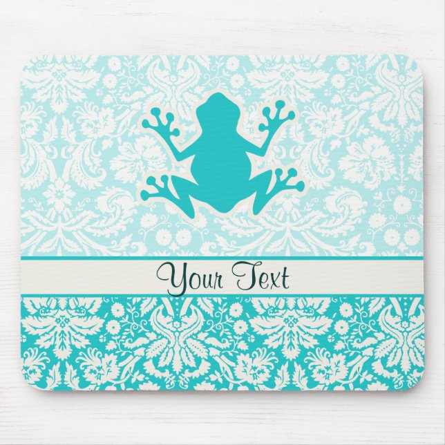 Tapis De Souris Grenouille turquoise (Devant)