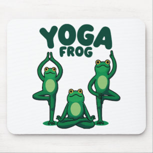 Tapis De Souris Grenouilles de yoga