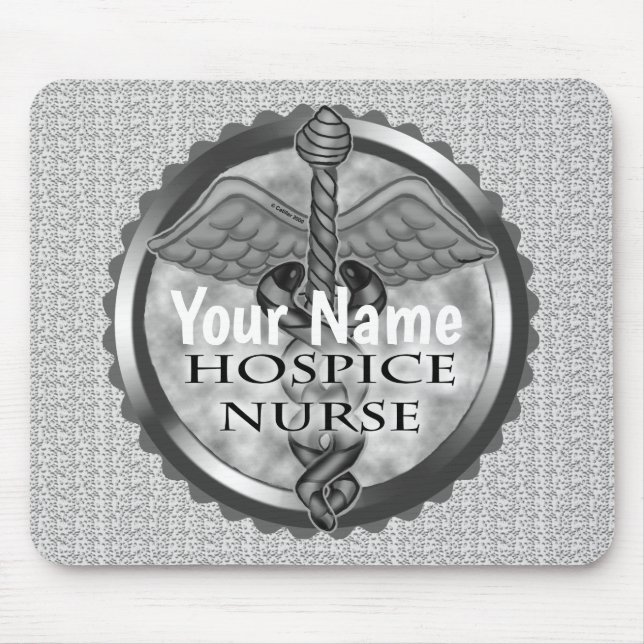 Tapis De Souris Grey caduceus Hospice Nurice Nurice (Devant)