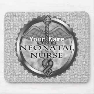 Tapis De Souris Grey caduceus Infirmière néonatale