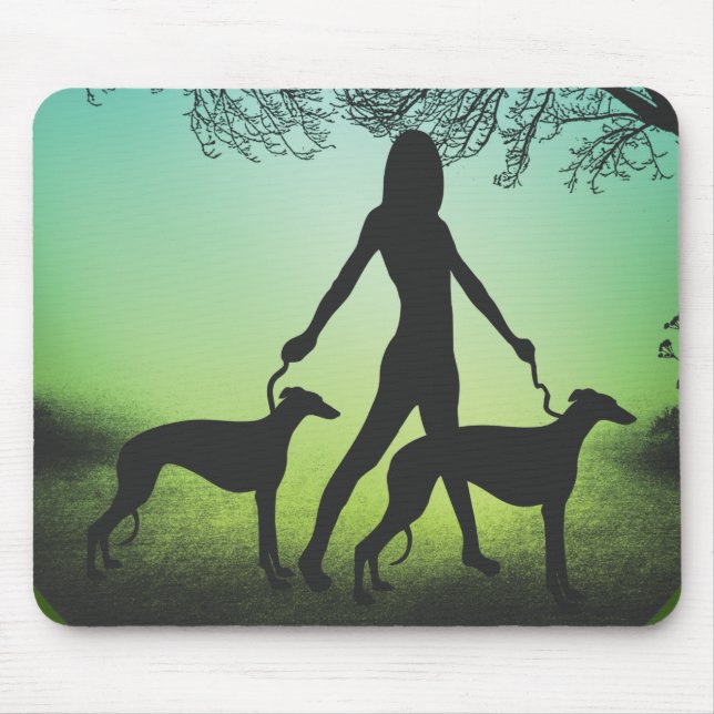 Tapis De Souris Greyhound Walk (Devant)