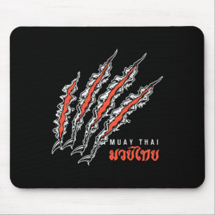 Tapis De Souris Griffe de tigre Muay Thai combat de rue Mma Kickbo
