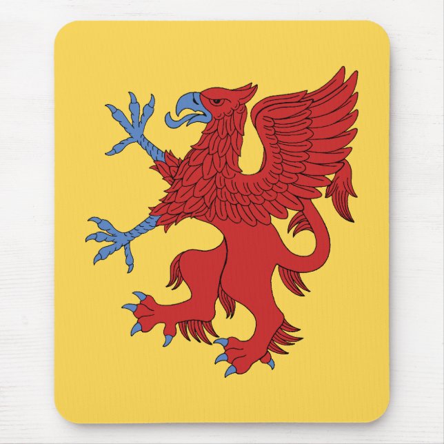 Tapis De Souris Griffin Rampant Gules (Devant)