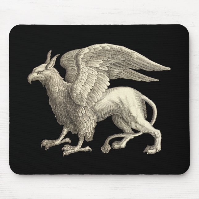 Tapis De Souris Griffon médiéval de la Renaissance (Devant)