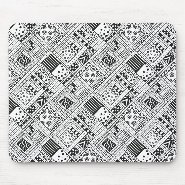 Tapis De Souris Griffonnage indien de motif (Devant)
