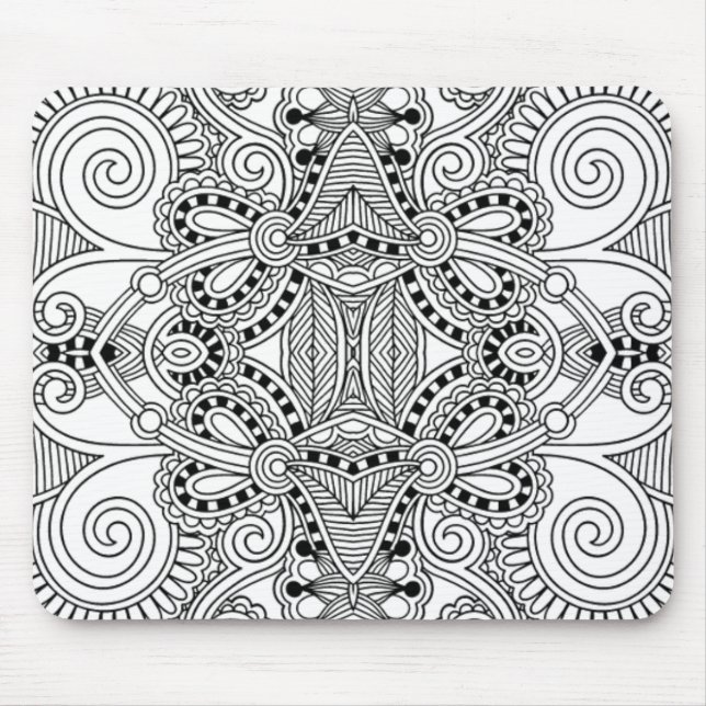 Tapis De Souris Griffonnage unique (Devant)