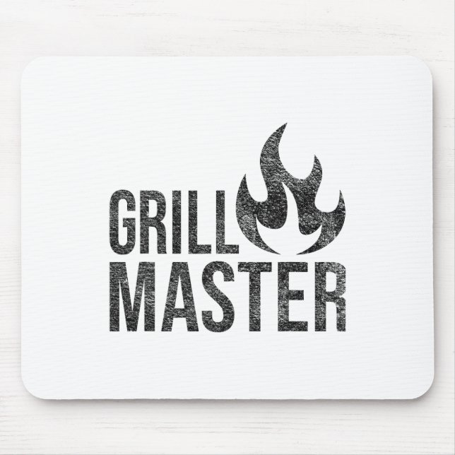 Tapis De Souris Grill Master Flame Byrbecue Bbq Smoke Char Open Fi (Devant)