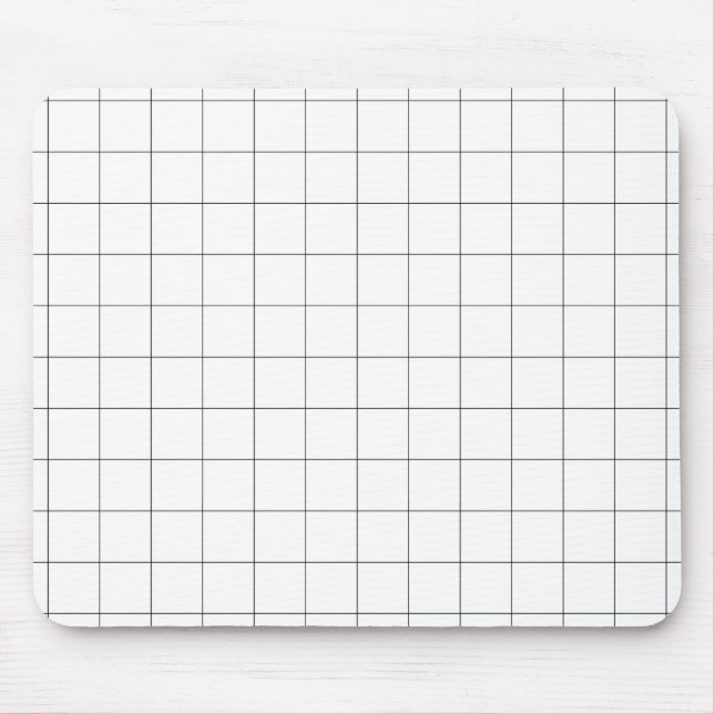 Tapis De Souris Grille de vérification du volet Windows (noir/blan (Devant)