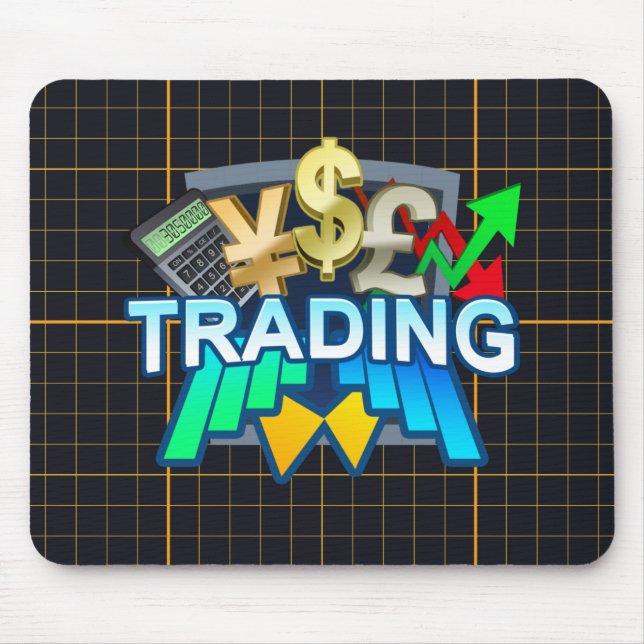 Tapis De Souris Grille orange marchande Mousepad (Devant)