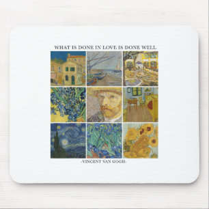Tapis De Souris Grille Van Gogh branchée _1