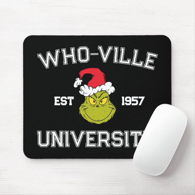 Tapis De Souris Grille | Who-ville University Est 1957 (Avec souris)