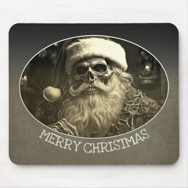 Tapis De Souris Grim Christmas - Skeleton Père Noël 65609 (Devant)