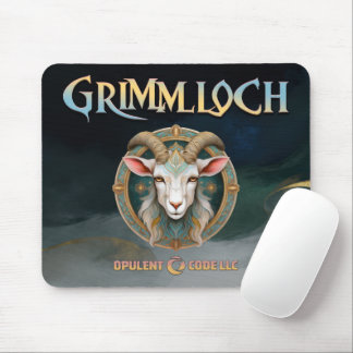 Tapis De Souris Grimmloch Emblème de la Chèvre Jeu de rôle fantast