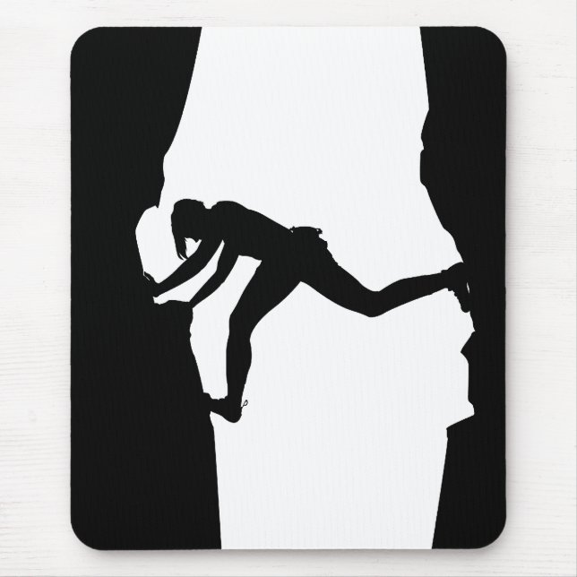 Tapis De Souris Grimpeur de roche Bouldering Mousepad (Devant)