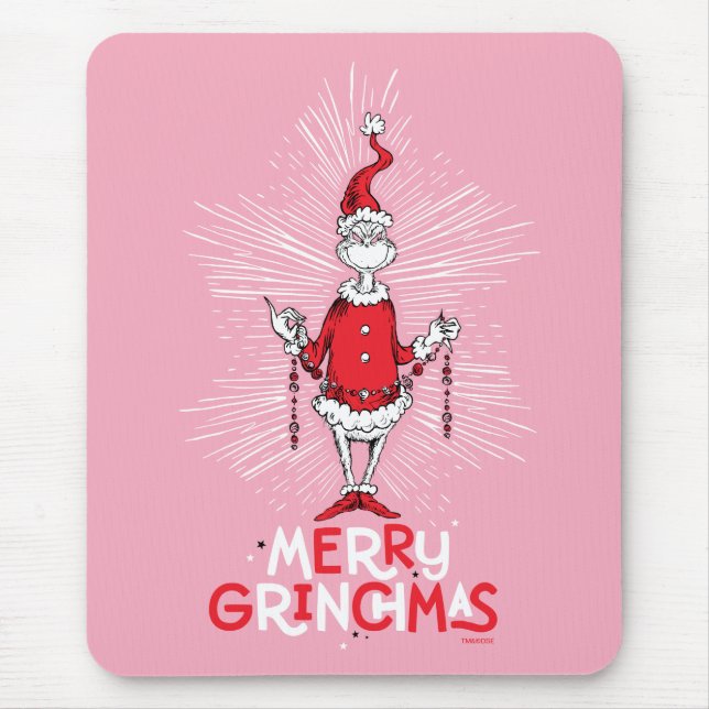Tapis De Souris Grinch | Joyeux Grinchmas (Devant)