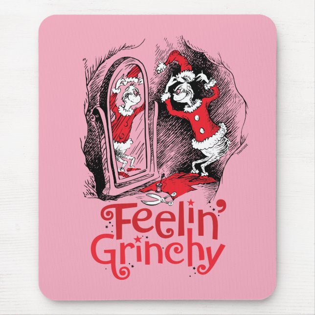 Tapis De Souris Grinch | Se sentir grincheux (Devant)