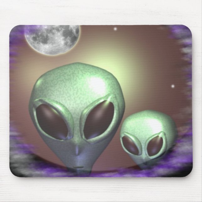 Tapis De Souris gris Alien (Devant)