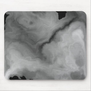 Tapis De Souris Gris fumé et marbre noir