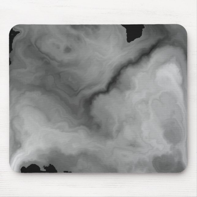 Tapis De Souris Gris fumé et marbre noir  (Devant)