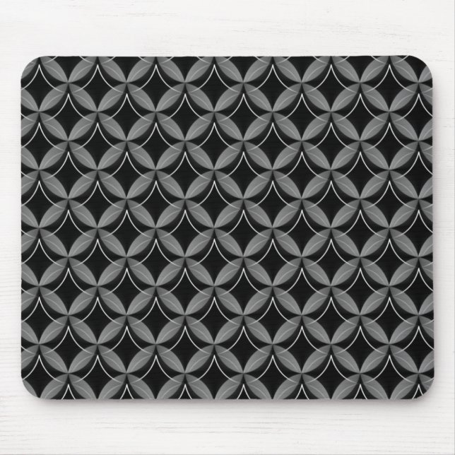 Tapis De Souris Gris métallique Centre Glam Mousepad (Devant)