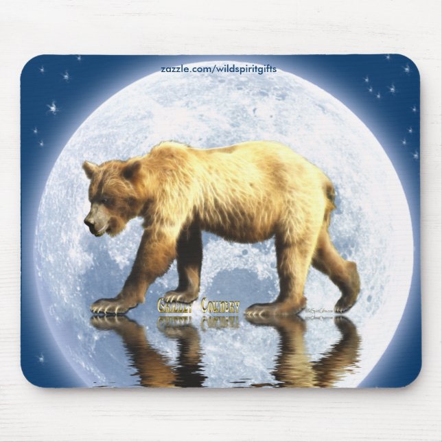 Tapis De Souris GRIZZLY COUNTRY Wildlife Bear Collection (Devant)