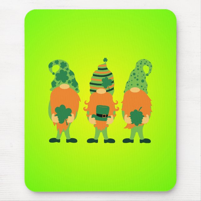 Tapis De Souris Grnomes de la Saint Patrick (Devant)