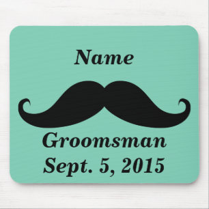 Tapis De Souris Groomsman Mustache Mousepad