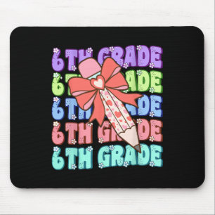 Tapis De Souris Groovy 6e année retour à l'école premier jour de s
