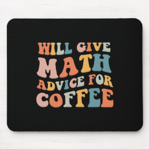 Tapis De Souris Groovy donnera des conseils de maths pour un café