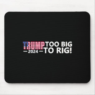 Tapis De Souris Gros À Rig Dit Trump Cool Électoral 2024 Drôle