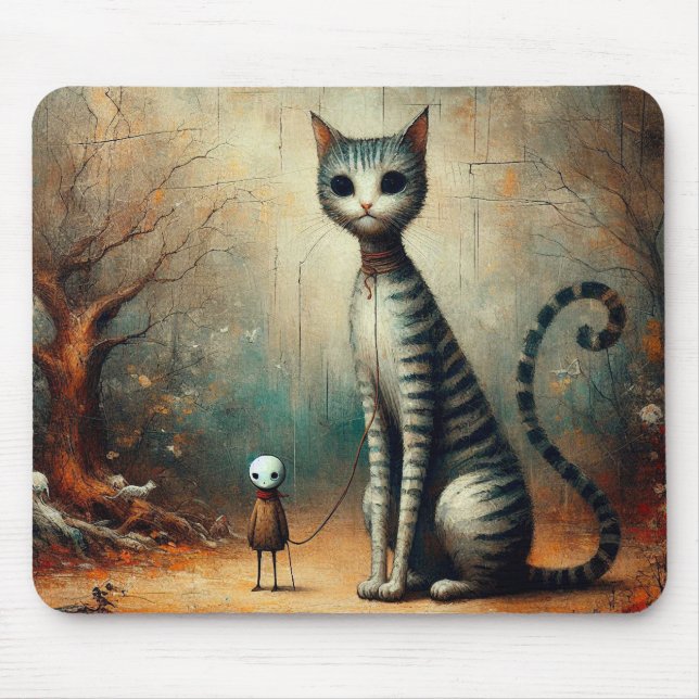 Tapis De Souris Gros chat (Devant)