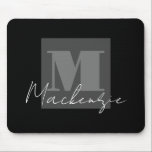 Tapis De Souris Gros monogramme Mousepad<br><div class="desc">Gros monogramme personnalisé mousepad.</div>