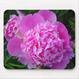 Tapis De Souris Gros Peony rose