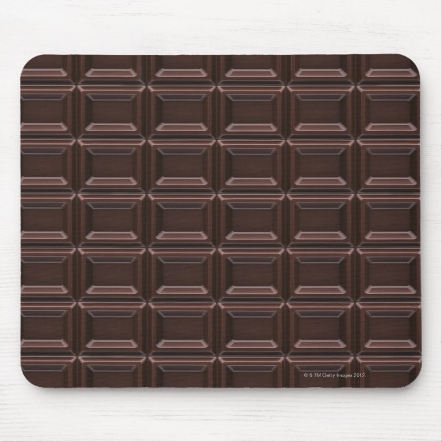 Tapis De Souris Gros plan de la barre de chocolat (Devant)