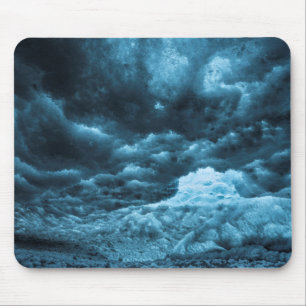 Tapis De Souris Gros plan sur de la glace bleue, Islande