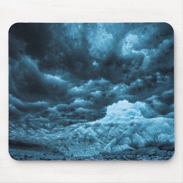 Tapis De Souris Gros plan sur de la glace bleue, Islande (Devant)