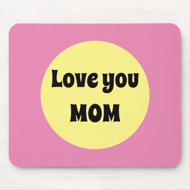 Tapis De Souris Gros point jaune (Devant)