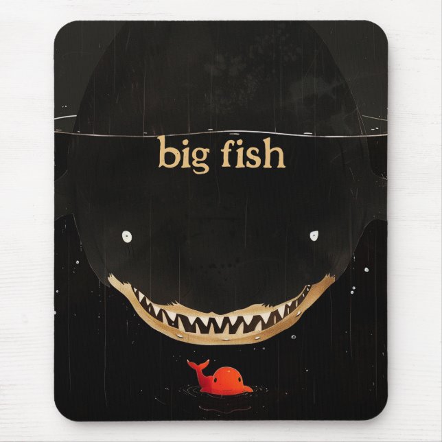 Tapis De Souris Gros requin foncé (Devant)
