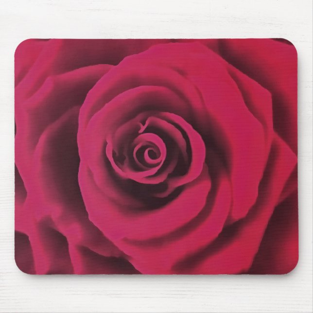 Tapis De Souris Grosse Rose rouge (Devant)