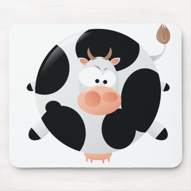 Tapis De Souris Grosse vache Mousepad (Devant)
