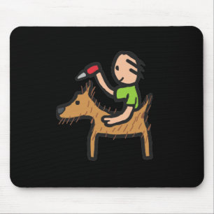 Tapis De Souris Grossissement de chien