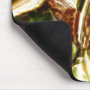 Tapis De Souris 'grossissement de la découpe de bois noué' rustiqu
