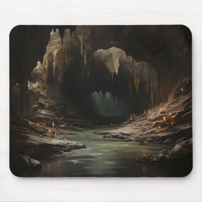 Tapis De Souris Grotte de l'Imaginaire foncé (Devant)