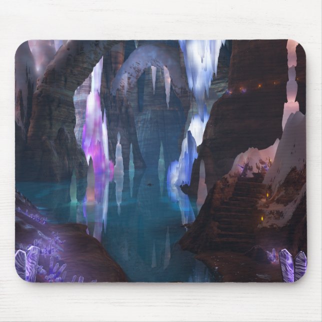 Tapis De Souris Grottes scintillantes de Night Mousepad (Devant)
