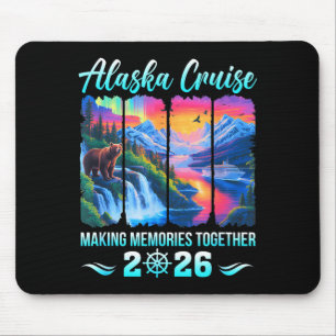 Tapis De Souris Groupe de famille et d'amis appariés Alaskan