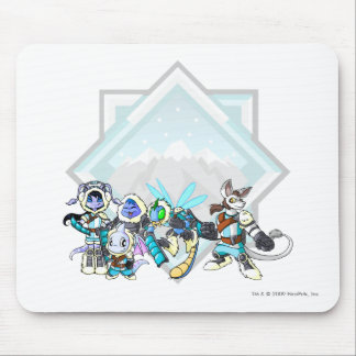 Tapis De Souris Groupe de montagne de terreur d'équipe