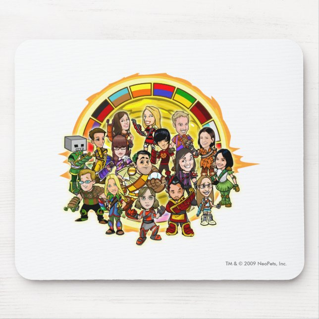 Tapis De Souris Groupe de personnel de tasse d'Altador (Devant)