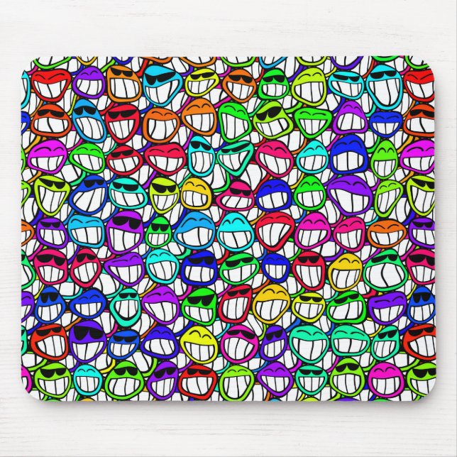 TAPIS DE SOURIS GROUPE D'FACES COOL (Devant)