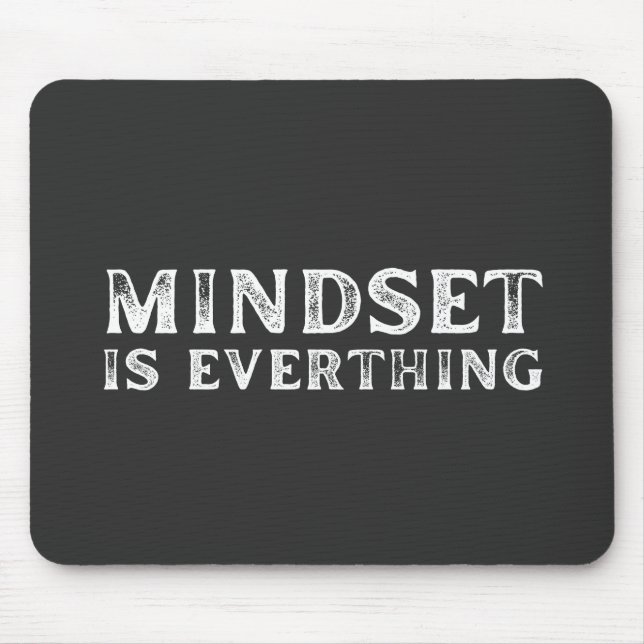 Tapis De Souris Growth Mindset Entrepreneur Teacher Fitness Motiva (Devant)