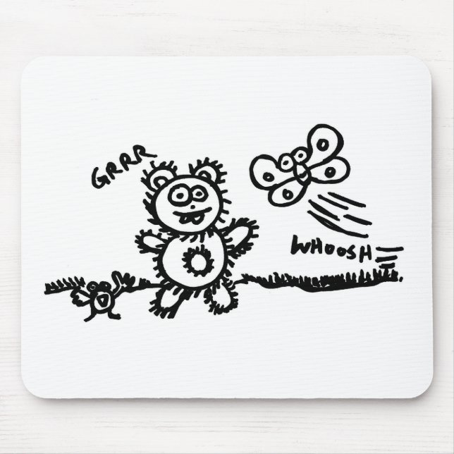 Tapis De Souris Grrr. Whoosh. (Devant)